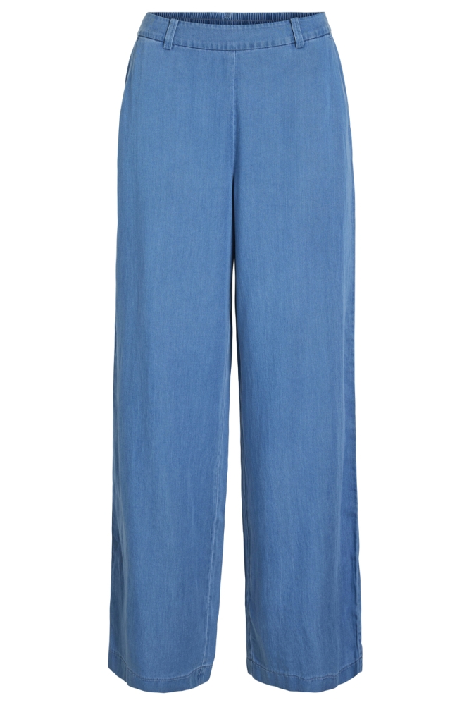VIBISTA HW WIDE PANTS - NOOS 14107056 MEDIUM BLUE DENIM